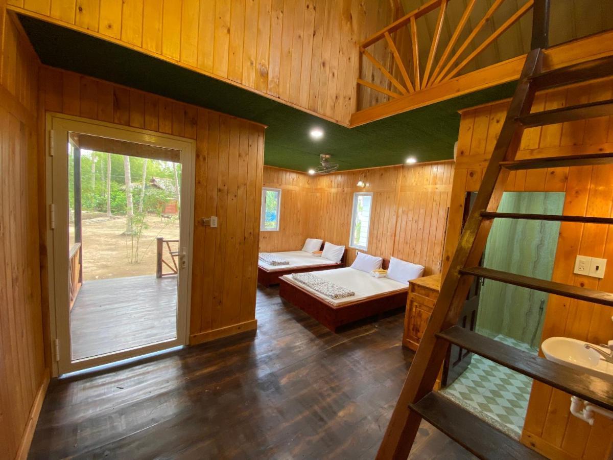 Bungalow - Homestay Lang Be Ben Tre ภายนอก รูปภาพ